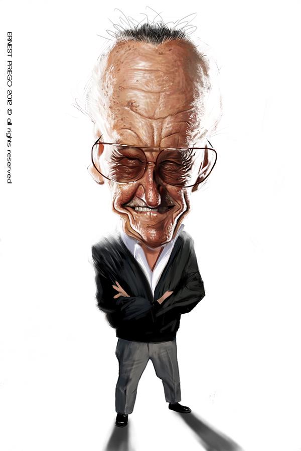 Stan Lee Caricature Toons Mag