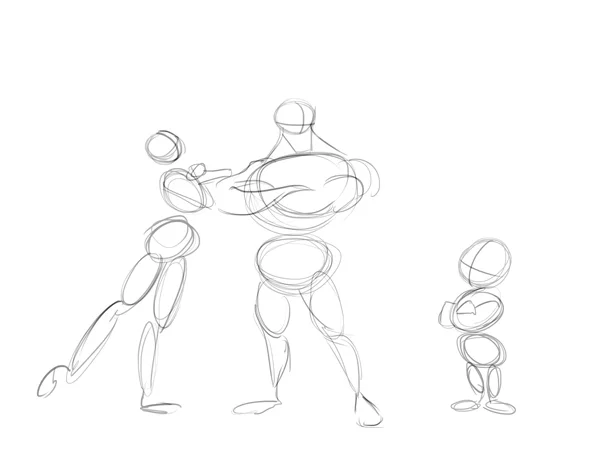 how to draw a cartoon man step by step