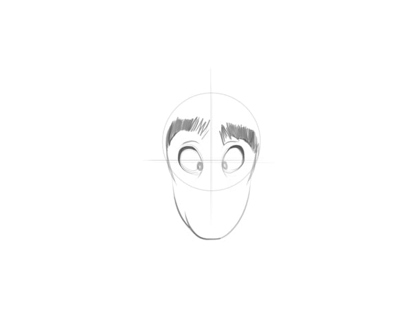 How to Draw a Cartoon Face Correctly, Easy Tutorial, 5 Steps Tutorial, by Tallinna Teataja