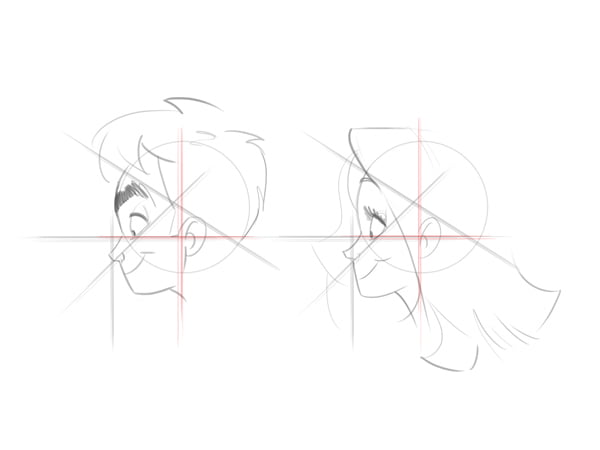 How to Draw a Cartoon Face Correctly