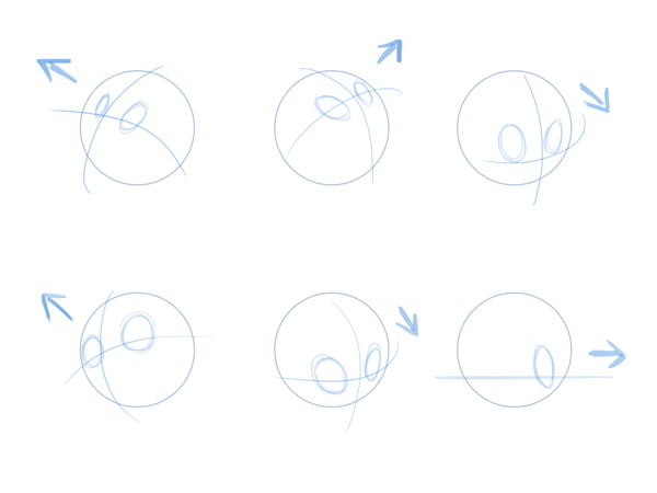 How to Draw a Cartoon Face Correctly, Easy Tutorial, 5 Steps Tutorial, by Tallinna Teataja