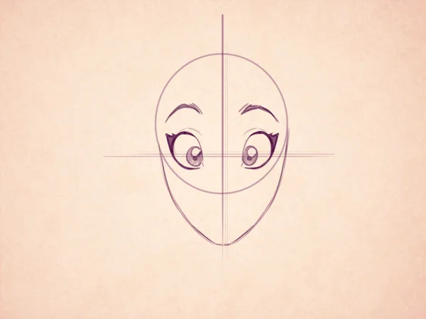 how to draw female face step by step