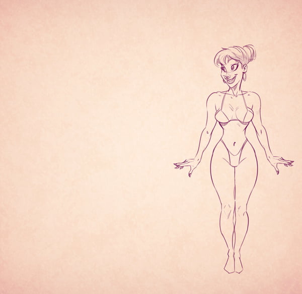 How to Draw the Female Form, Easy Tutorial, 6 Steps Tutorial, by Tallinna Teataja