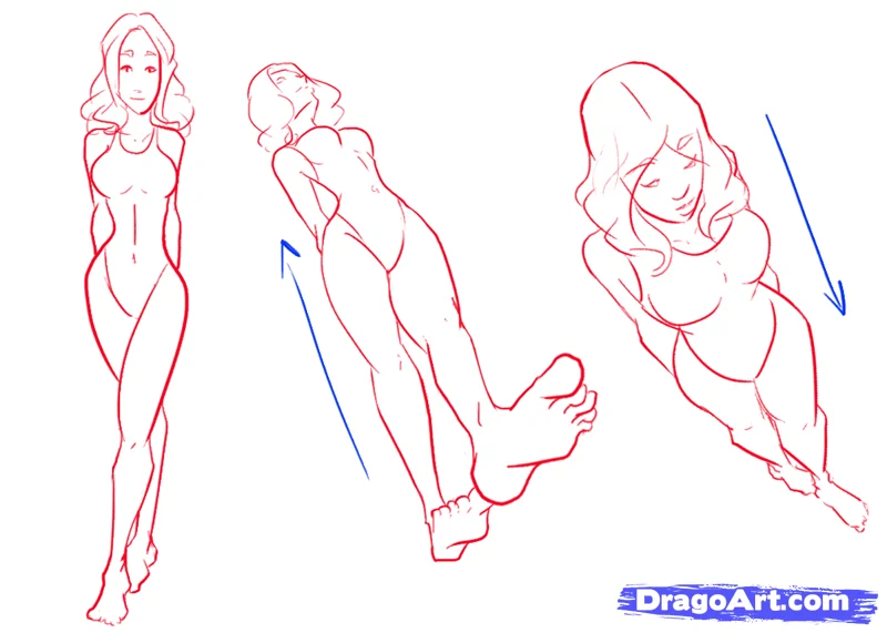How to Draw a Female Body : 7 Steps - Instructables
