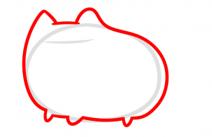 How To Draw Pusheen The Facebook Cat Easy Tutorial 4 Steps