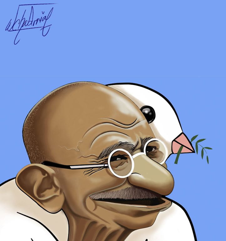 Mahatma Gandhi - Toons Mag