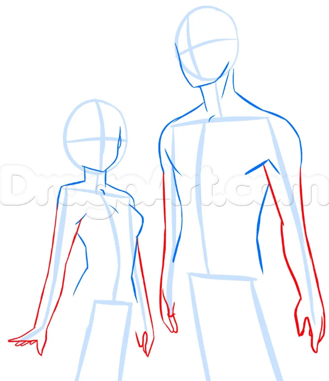 How To Draw Anime Anatomy, Easy Tutorial, 25 Steps - Toons Mag