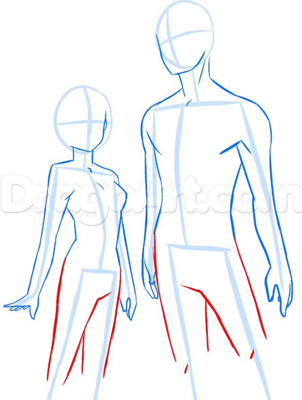 How To Draw Anime Anatomy Easy Tutorial 25 Steps Toons Mag