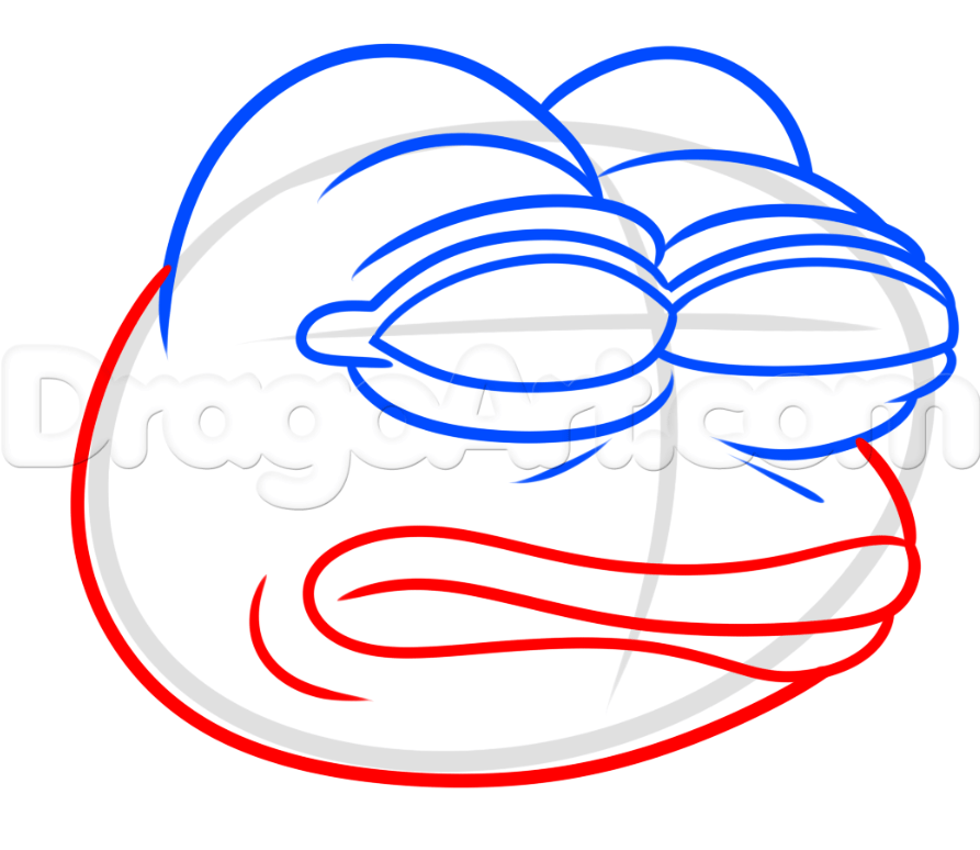 How To Draw Pepe Frog, Easy Drawing Tutorial, 6 Steps Toons Mag