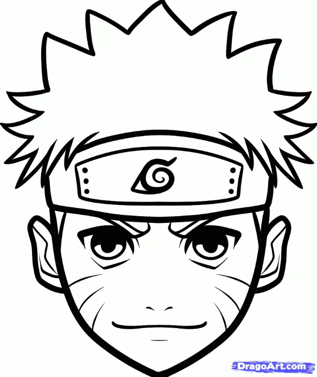 How to Draw Naruto - Step by Step (Tutorial) 