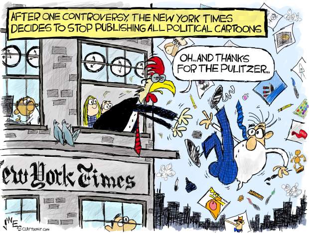 Banning Political Cartoons By The New York Times Toons Mag 