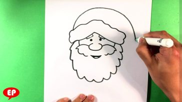 How To Draw Santa Claus Easy Toons Mag