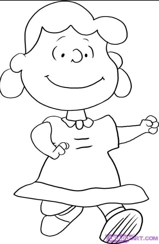 lucy van pelt coloring pages