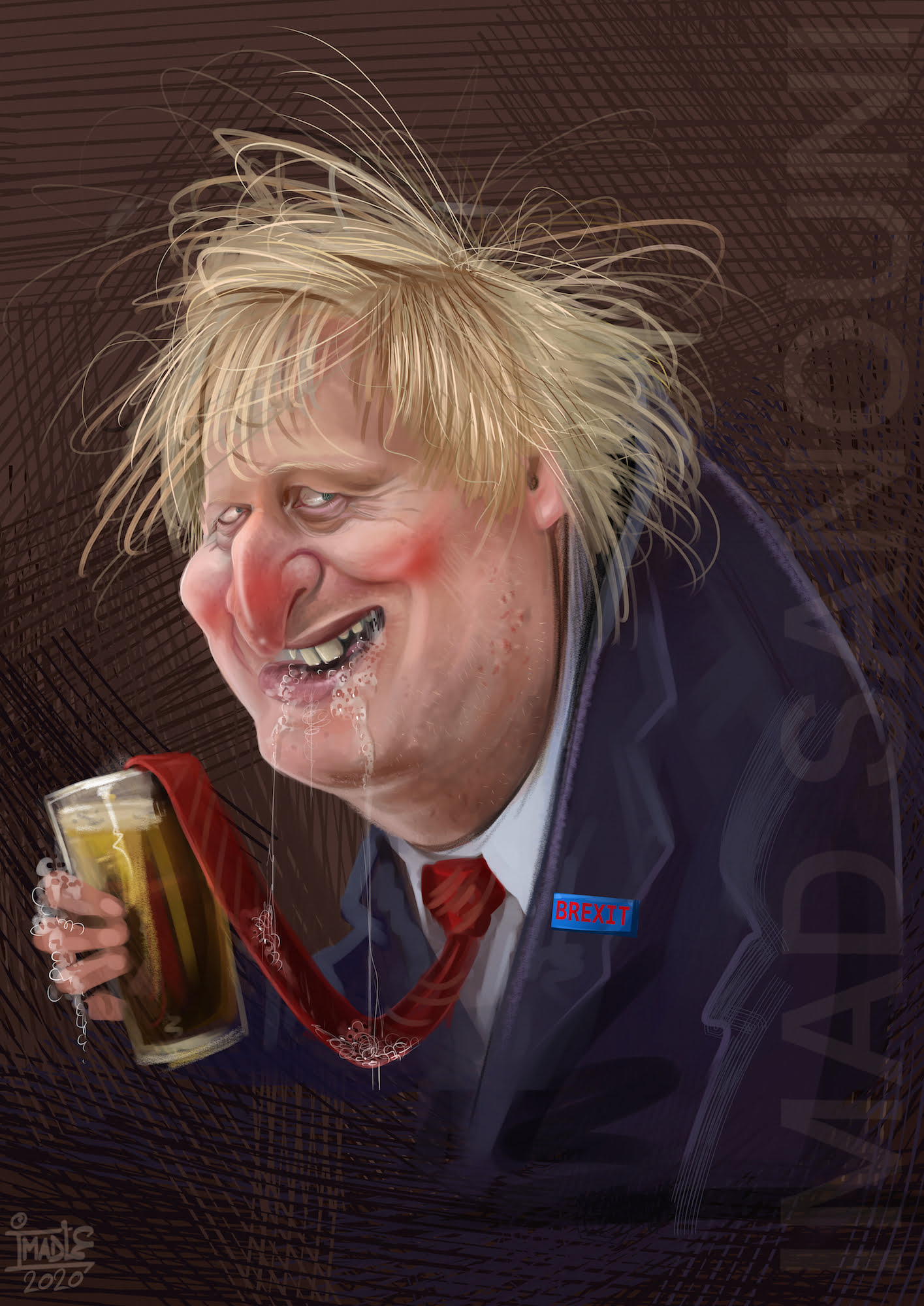 boris johnson soft toy