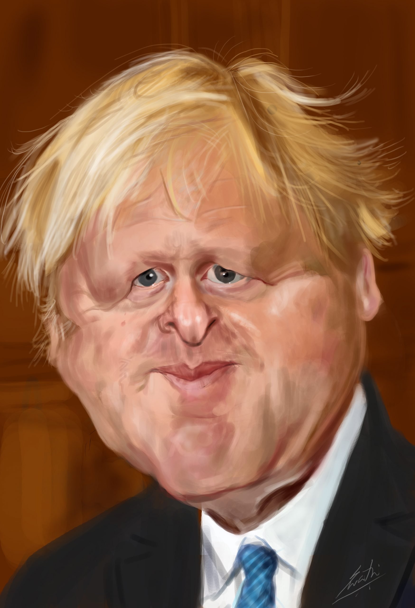 Boris Johnson Caricature - Toons Mag