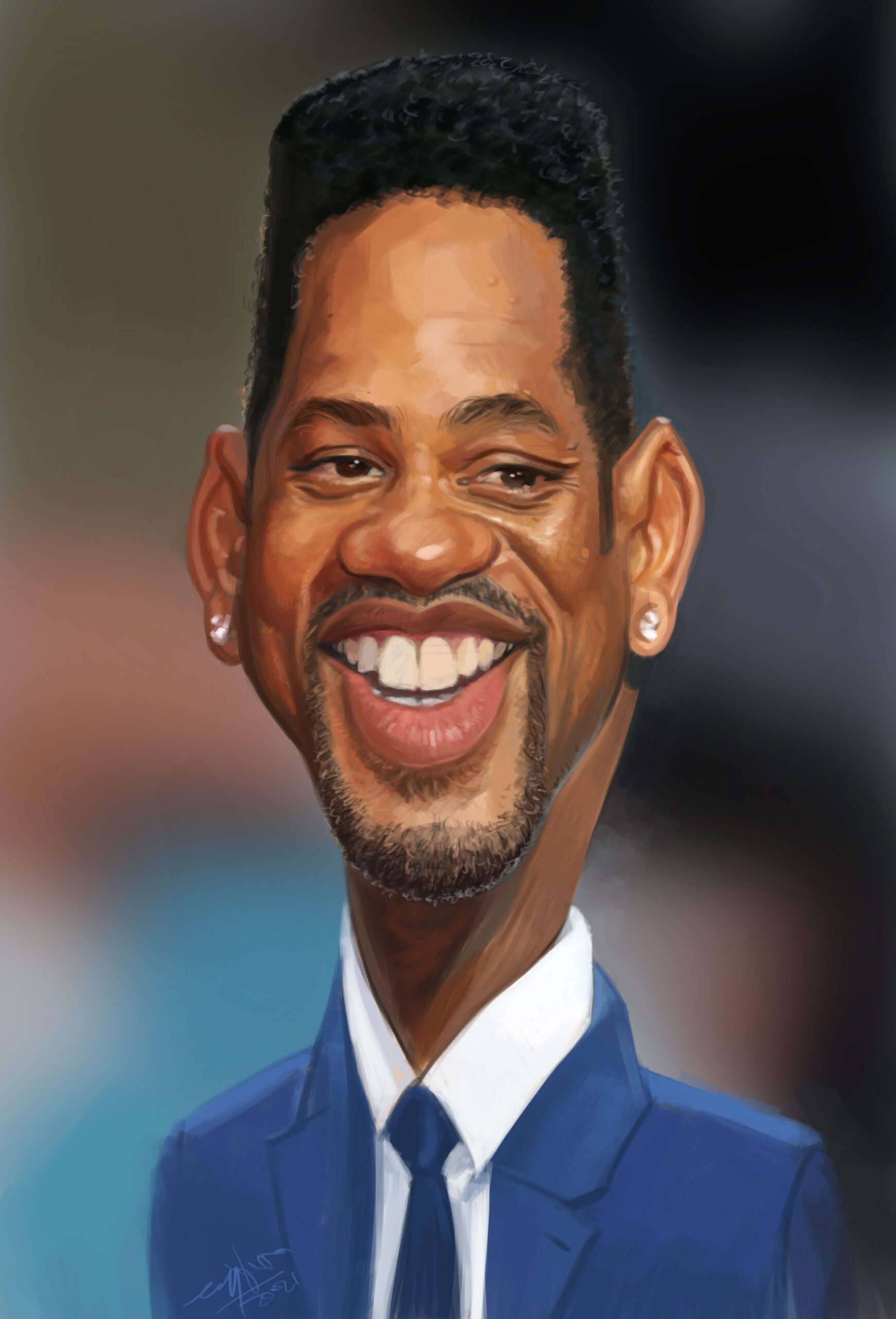 Caricature Of Will Smith - Toons Mag