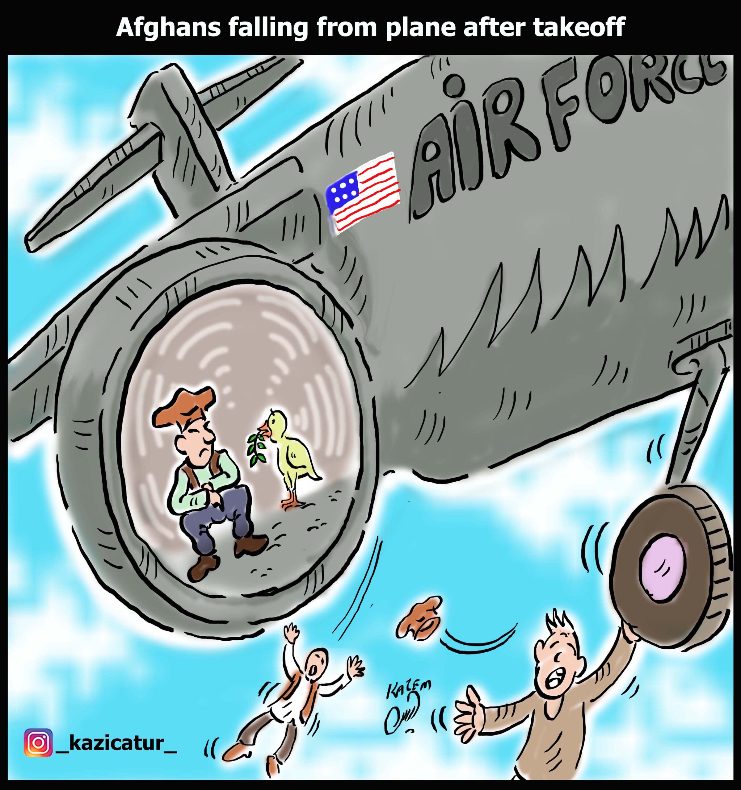 Afghans Falling - Toons Mag