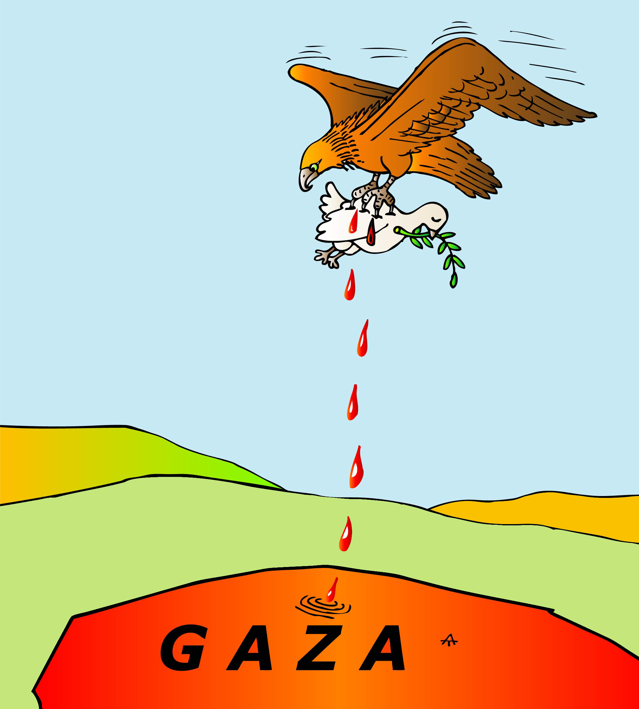 Cartoon For GAZA - Toons Mag