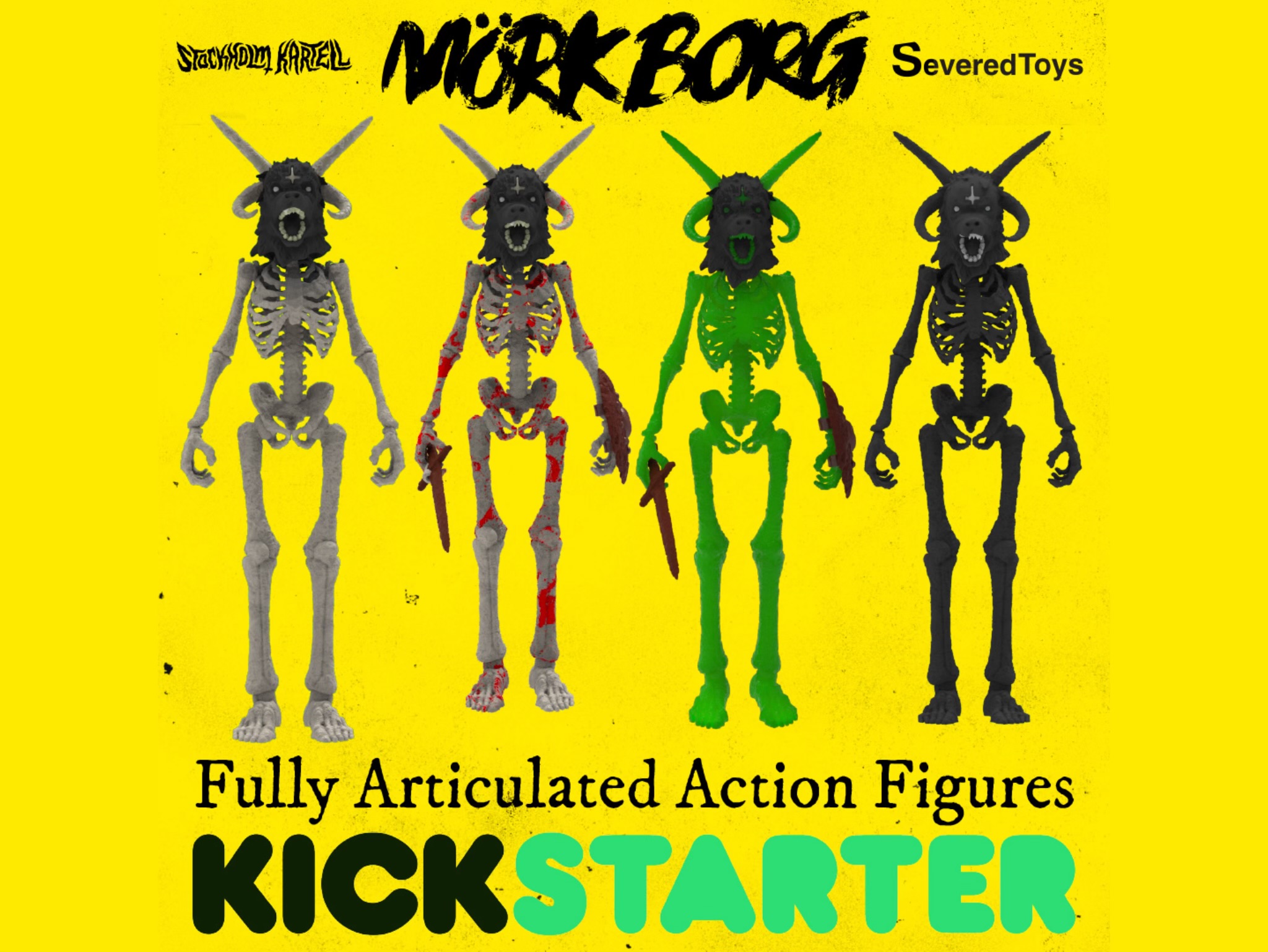 Mörk Borg Action Figures: Severed Toys And Stockholm Kartell Bring RPG ...